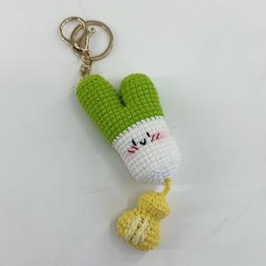 Handmade Eco-Friendly Cotton Cartoon Amigurumi Crochet <b>Bear</b> Keychain Soft Toy <b>Cute</b> Knitting Animal Design for Bags Decor by Acki - Product Image 2