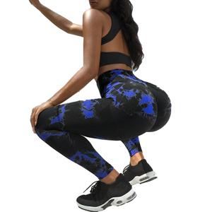 Mayorista Deporte Mujeres Sin Costuras Control de Barriga Gimnasio Compresión Legging Transpirable Mujeres Gimnasio Correr Yoga Legging - Product Image 3