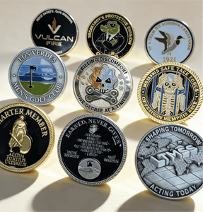 个性化定制徽章硬币制造商 3D 锌合金金色金属珐琅收藏定制硬币定制徽章 - Product Image 2