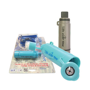 Waco เครื่องกรองน้ำดื่มแบบพกพาพร้อมขวดและกระเป๋าพับเก็บได้สำหรับการตั้งแคมป์ผลิตในเกาหลี - Product Image 3