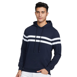 Sudadera con capucha a rayas para hombre de algodón 100%, diseño personalizado, cómoda sudadera anticontracción, directo de Bangladesh, la mejor calidad, tejido de invierno - Product Image 4