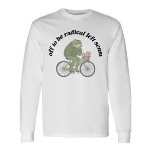Maglietta a maniche lunghe Radical Left Scum Frog off to Be per abbigliamento promozionale - Product Image 1