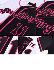 Offre Spéciale et de haute qualité personnalisé couleur unie vêtements de baseball boutonné personnalisé cousu nom numéro maillot de baseball pour homme - Product Image 5