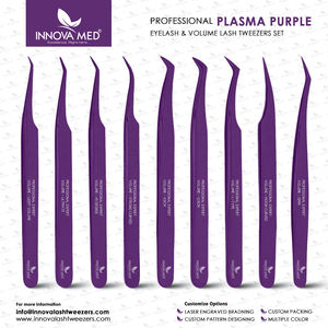 Pinces à cils de haute précision, outil de beauté professionnel pour l'application de cils volumineux et classiques, fournitures de salon - Product Image 2