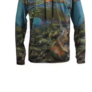 Camisa de Pesca con Capucha UV de Alta Calidad, Sudadera con Capucha de Pesca para Hombre, Camisa de Pesca de Manga Larga con Capucha - Product Image 2