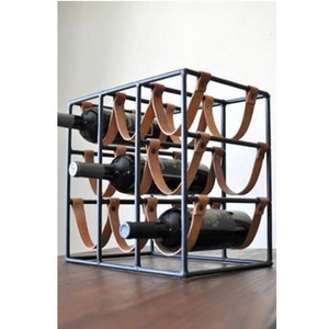 5 Tier <b>Tabletop</b> Wine Bottle Rack Metal Wine <b>Storage</b> Holder for Bar Restaurant Decoration - Product Image 2