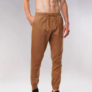 Nouveau professionnel personnalisé hommes couleur unie pantalon de survêtement Slim Fit imprimé pantalons de jogging à prix réduit - Product Image 4