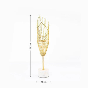 Luxurious Gold Hanging <b>Tea</b> <b>Light</b> Holder with Timeless Appeal Golden Hanging <b>Tea</b> <b>Light</b> Holder for Warm Inviting Illumination - Product Image 4