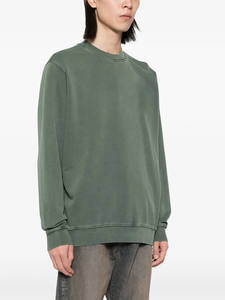 OEM Design de qualité supérieure Sweat-shirt blanc pour hommes à manches longues avec logo personnalisé imprimé Pull à col rond surdimensionné Sweatshirts vintage - Product Image 3