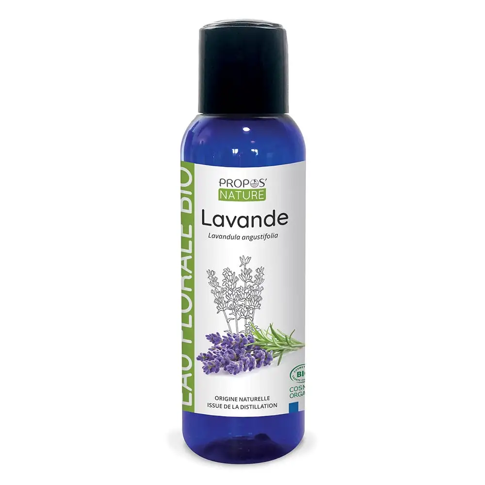 Lavanta çiçek su-lavandula ANGUSTIFOLIA-organik sertifikalı hidrosol-% 100% saf ve doğal tonik losyon-100 ML