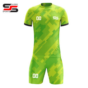 Camisetas de Fútbol Personalizadas con Bordado a Rayas, Manga Corta, Transpirables, Ligeras, Versión Jugador, Conjunto Completo para Equipo, Uniforme de Fútbol - Product Image 1