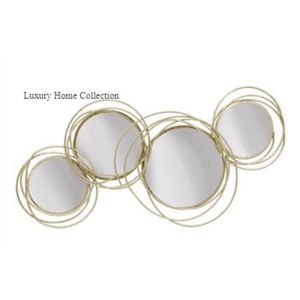 Modern Decorative <b>Wall</b> <b>Mirror</b> Bamboo Round Shape Vanity <b>Mirror</b> Fancy Design Handmade Bathroom and Kitchen Accessories - Product Image 2