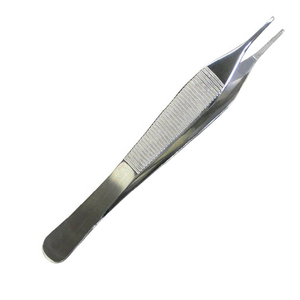Pinzas Adson Reutilizables con Punta Fina de Acero Inoxidable, Certificación ISO 13485 y CE para Uso Quirúrgico Profesional, Agarre de Precisión - Product Image 3