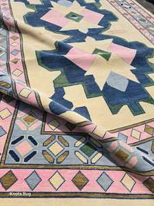 Alfombras Oushak altas de lana hechas a mano 8x10 10x14 9x12 tamaños juegos de Alfombras anudadas a mano para sala de estar para uso doméstico - Product Image 6