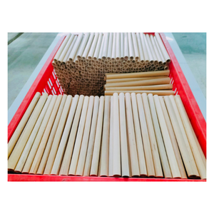 หลอดไม้ไผ่แบบนำกลับมาใช้ใหม่ได้ทำมือสำหรับเครื่องดื่มประจำวันทนทานยาวนานเครื่องมือเครื่องดื่มธรรมชาติสำหรับทุกวัยและสถานที่ - Product Image 2