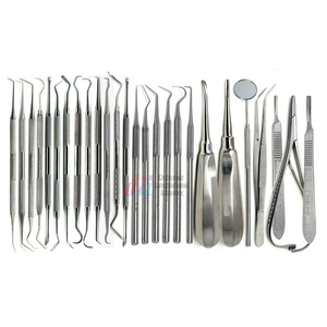 Instruments dentaires manuels de haute qualité en acier inoxydable pour obturations, 80 pièces, instruments chirurgicaux d'extraction, détartreurs, forceps et élévateurs - Product Image 2