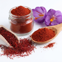 Bubuk Saffron Alami Bahan Herbal Bunga Murni Kelas Makanan Grosir Kemasan Kustom Produsen Pemasok