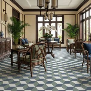 กระเบื้องปูนซีเมนต์ขนาด 200x200 มม. ออกแบบมาสำหรับโครงการระดับโลก - Product Image 3