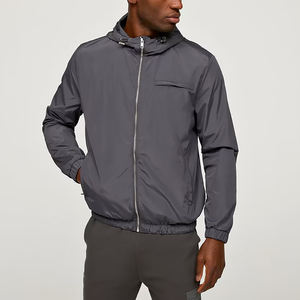 Chaqueta Cortavientos Casual para Hombre de Alta Calidad 2026, Etiqueta Personalizada, Cierre de Cremallera, Carcasa de Poliéster de Alta Durabilidad, Precio Bajo al por Mayor 2026 - Product Image 2