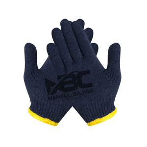 ร้อนขายราคาขายส่งผ้าฝ้ายสีแดงถักถุงมือสำหรับงานอุตสาหกรรม - Product Image 6