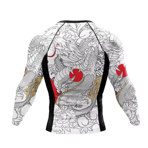 Wholesale High Quality Customized <b>Printing</b> Rashguard Oem Manufacturers Suppliers Running Fitness Compression BJJ/MMA Rash Guard - Product Image 4
