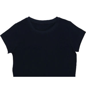 Nouveau T-shirt personnalisé pour femme, col rond, manches courtes, uni, anti-rides, écologique, respirant, en polaire gaufré - Product Image 4