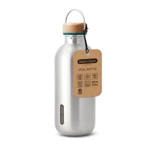 Borraccia Sportiva in Acciaio Black+Blum 600ml, Merchandising Sostenibile, Colore Nero - Product Image 5
