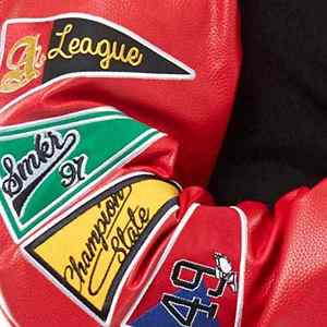 Hommes Vintage University Letterman Bomber Style College Jacket personnalisé OEM vêtements d'hiver Chenille broderie laine tissu nouveau - Product Image 6