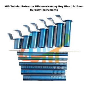Dilatadores Tubulares y Llaves Neupsy Azules de 22-24 mm, Instrumentos Manuales para Cirugía de Columna Vertebral, Calidad Premium |   Instrumentos OldMed - Product Image 2