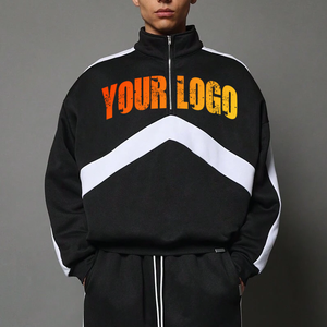 Streetwear Oversized Track Suit Nylon Jogging Set Reflective Custom Sweatsuit Windbreaker Jacket <b>Tracksuit</b> for Men - Product Image 5