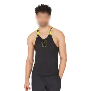 Une couleur unie bonne qualité nouveau Style hommes vêtements Fitness Gym porter débardeur PAR PASHA INTERNATIONAL