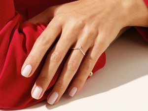 Custom 10k 14k 18k Solid Gold <b>Eternity</b> Wedding <b>Ring</b> for Women <b>Men</b> Round with Diamond & Rose Gold Moissanite <b>Rings</b> for Wedding - Product Image 4