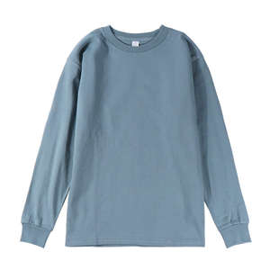 Camiseta de manga larga unisex con estampado de logotipo personalizado para hombre, camisetas de manga larga lisas en blanco de algodón transpirable de secado rápido al por mayor - Product Image 3