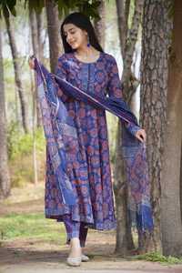Designer Eco-Friendly <b>Lace</b> Beading Button Luxury Women's Pakistani Style Salwar Kameez Traditional Design Lawn Fabric Daily Wear - Product Image 2