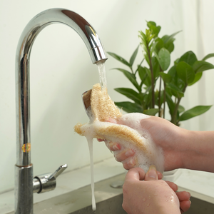 Esponja de lufa natural en forma de conejito VietEarth al por mayor esponja exfoliante de cocina resistente superabsorbente para uso doméstico - Product Image 4