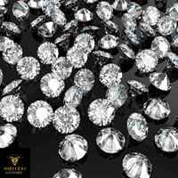 Diamantes Sueltos CVD Sintéticos de Corte Brillante de 1MM VS1 Color F, Joyería de Alta Calidad Cultivada en Laboratorio, 1.00 Quilates MOQ SHREERAJ