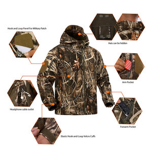 Veste de chasse professionnelle Softshell avec tissu durable et veste de chasse Softshell confortable pour hommes - Product Image 2