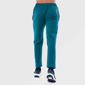 Directo de fábrica para hombre, transpirable, 100% algodón, color azul océano, pantalones en blanco a la venta a granel, pantalones para correr hechos a medida para hombre - Product Image 2