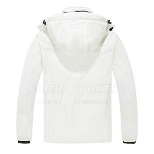 MOQ bajo invierno lona Stand Collar cortavientos deportes al aire libre chaqueta hombres impermeable montaña - Product Image 2