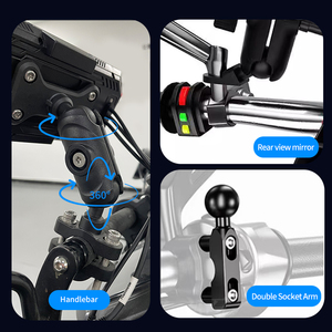 Navigation pour <span class=keywords><strong>moto</strong></span> 6,25 pouces, projection sans fil, écran <span class=keywords><strong>1200</strong></span>+ de luminosité, caméras Sony, TPMS, étanche, antivol, support - Product Image 3