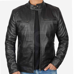 Prix de gros Veste en cuir pour homme tendance Veste en cuir PU de haute qualité Vestes en cuir pour homme - Product Image 4