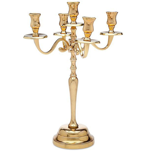 Candelabro de Metal Hecho a Mano de Alta Calidad para Decoración de Mesa en el Hogar y la Oficina, en Venta - Product Image 5