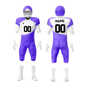 Uniforme de fútbol americano de fabricante de buena calidad con número de nombre de equipo Uniforme de fútbol americano en diferentes colores - Product Image 2