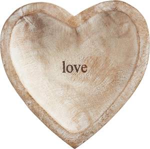 Offre Spéciale de haute qualité en bois d'acacia bol de service en forme de coeur élégant décor de maison de noël Accent Unique DERNIÈRE tendance Heartwood - Product Image 3