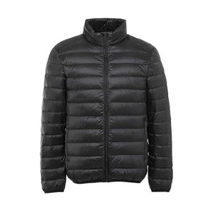 Doudoune Homme Ultra Légère, Veste d'Hiver Coupe-Vent Chaude à Col Montant, Parka Matelassée Légère - Product Image 2