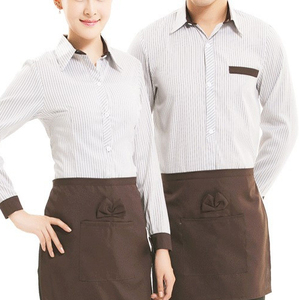 Uniformes de restaurante de camarera de recepcionistas de uso a largo plazo de marca de etiquetado privado más vendidos para ropa de trabajo de personal masculino y femenino - Product Image 3