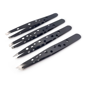 Pince à sourcils à pointe inclinée la plus vendue sur TWEEZER WORLD Les plus populaires dans l'industrie des cils juste USD0.25 - Product Image 4