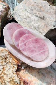 จานรองแก้วควอทซ์สีชมพูสุดหรูพร้อมหินโมราลายฟอยล์สีทองจานรองแก้วเครื่องดื่มเซรามิกสำหรับตกแต่งชากาแฟ - Product Image 6