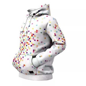 Sudaderas de hombre personalizadas con forro polar de algodón y mangas completas al por mayor sudaderas con capucha de sublimación en blanco de poliéster impresas en 3D transpirables básicos - Product Image 5