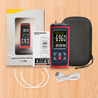 Manomètre de pression d'air numérique Portable de haute précision 50Kpa grand LCD Max Min Avg manomètre différentiel de pression manomètre d'enregistrement de données